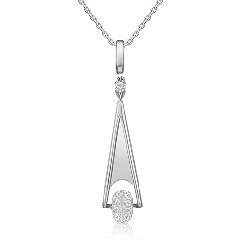 

Кулон из белого золота с топазом PLATINA jewelry 03-3319-00-201-1120, 03-3319-00-201-1120