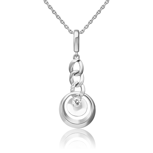 

Кулон из белого золота с топазом PLATINA jewelry 03-3289-00-201-1120, 03-3289-00-201-1120