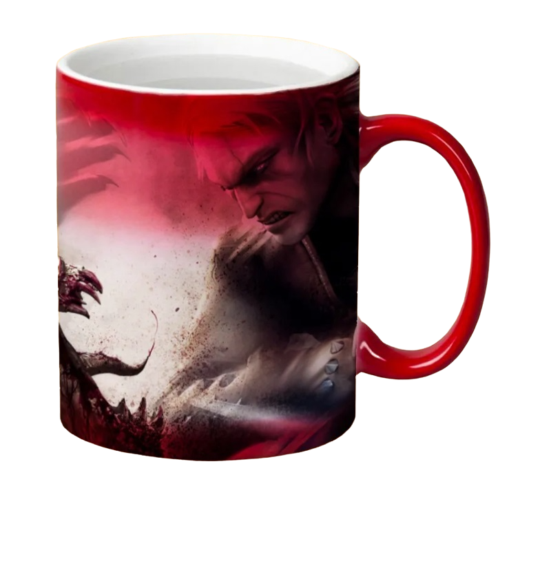 

Кружка CoolPodarok Monster Пронзает мечем