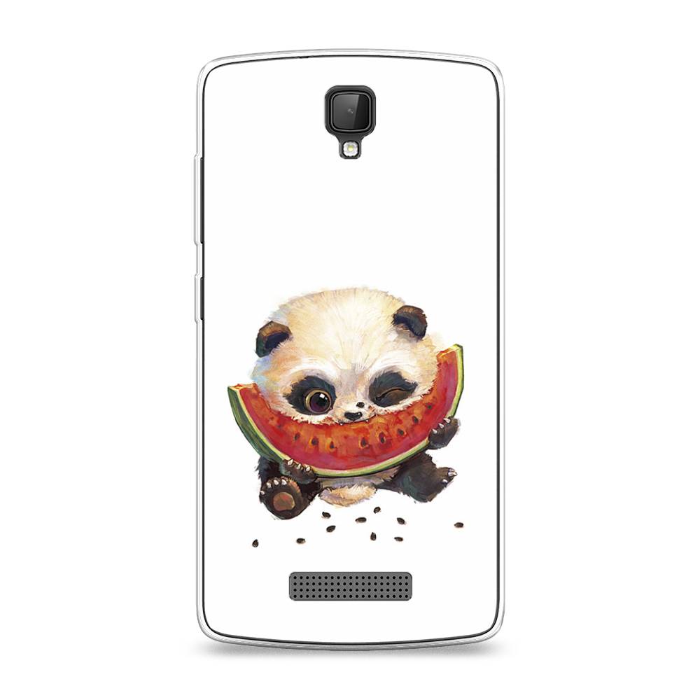 

Чехол Awog на ZTE Blade L5 (L5 Plus) / ЗТЕ Блэйд L5 (L5 Plus) "Малыш панды с арбузом", 130350-1