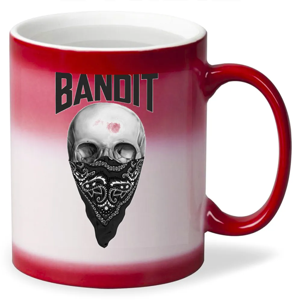 

Кружка CoolPodarok Bandit Череп в косынке