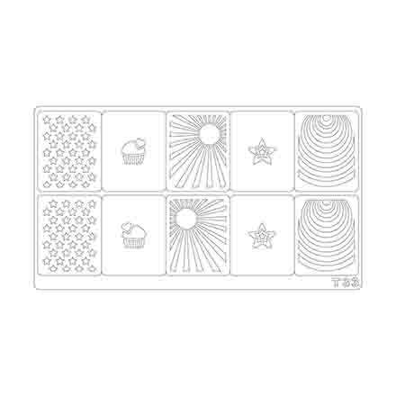 

Трафареты для аэрографии Freedecor, T33