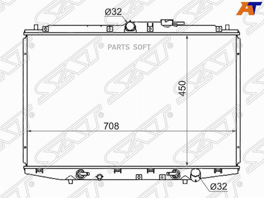 

Радиатор Honda Odyssey/Shuttle 2.3 99-03 Sat арт. HD0007-RA6