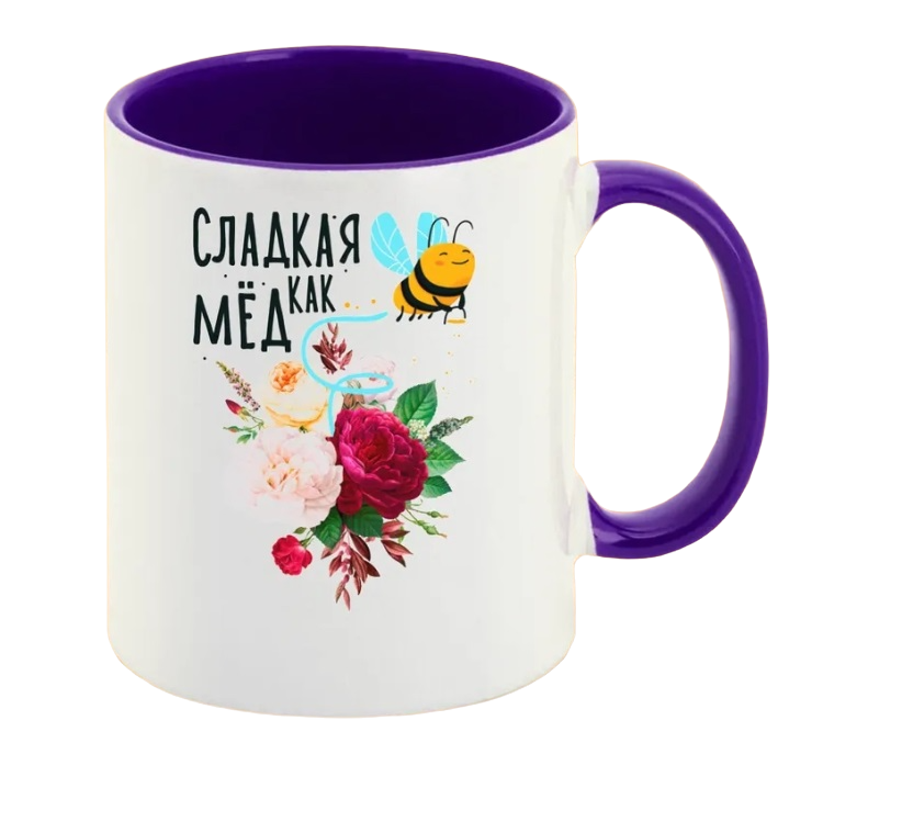 

Кружка CoolPodarok Прикол Сладкая как мед