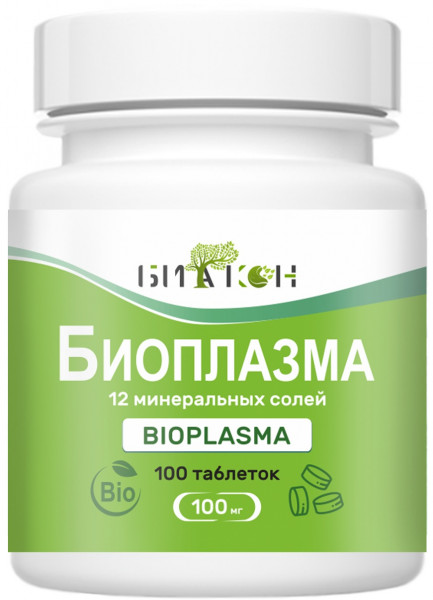 Купить Биоплазма Биакон 12 солей Шюсслера 100 мг таблетки 100 шт.