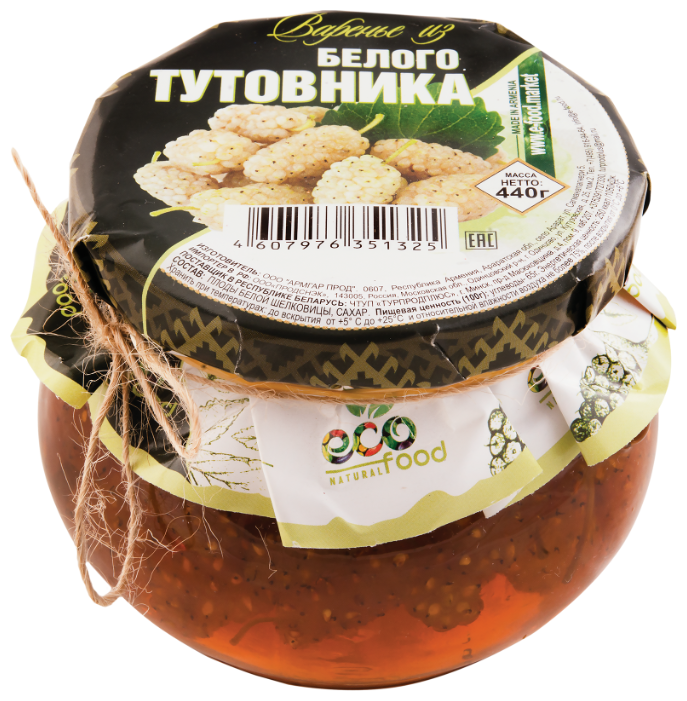 

Варенье Ecofood из белого тутовника 440 г
