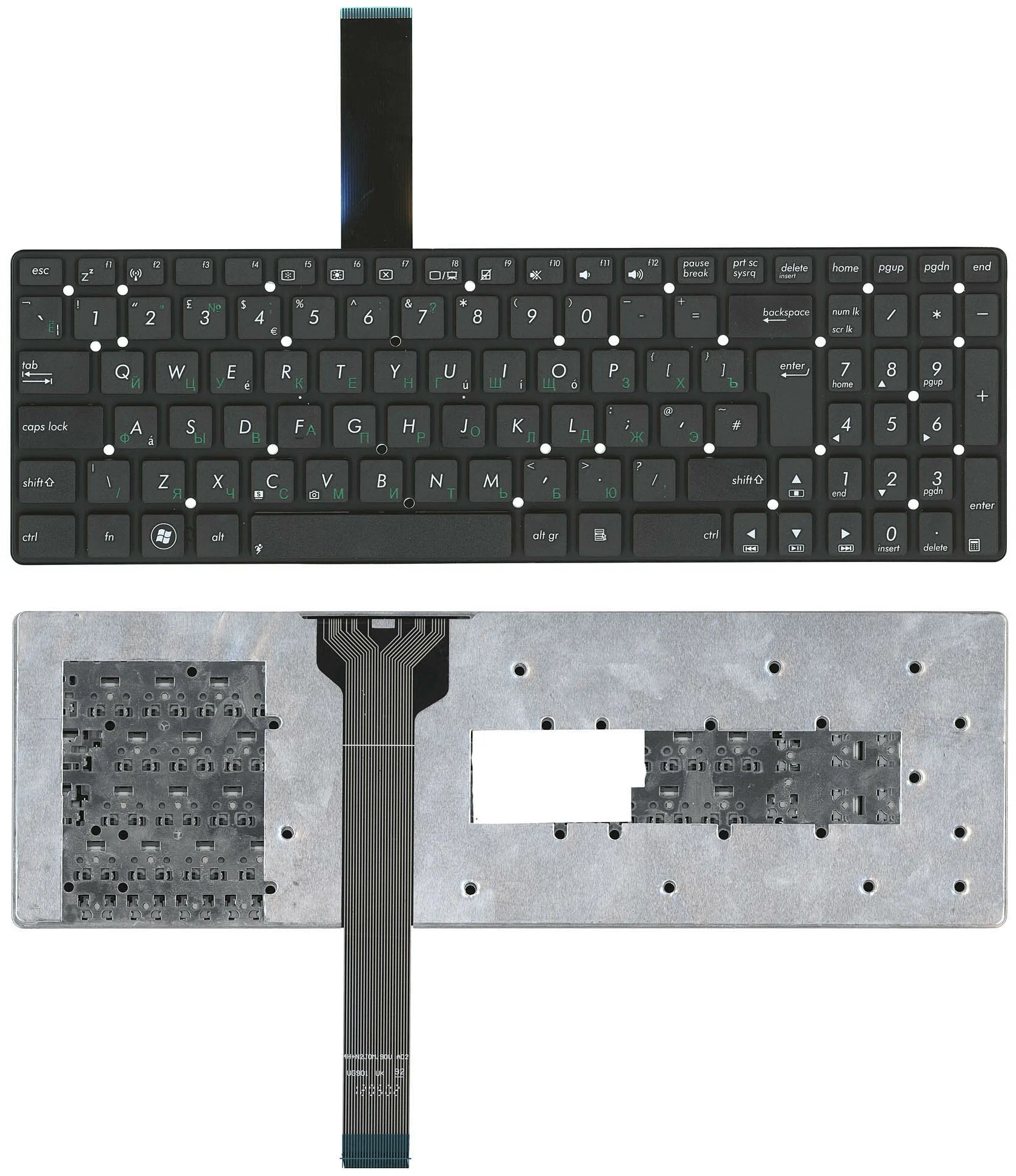 

Клавиатура NoBrand для ноутбука Asus K55