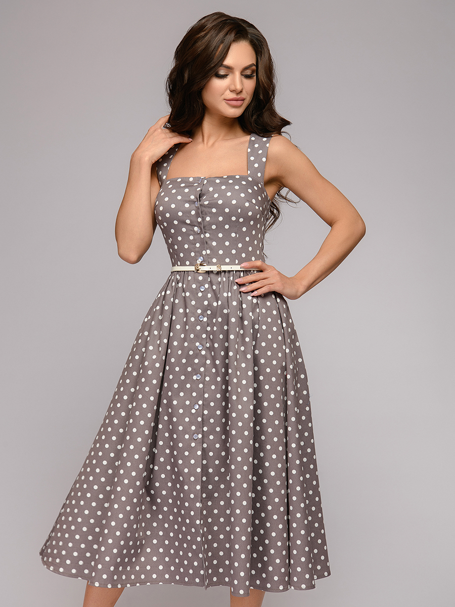 

Платье женское 1001dress 101523 бежевое 44 RU, Бежевый, 101523