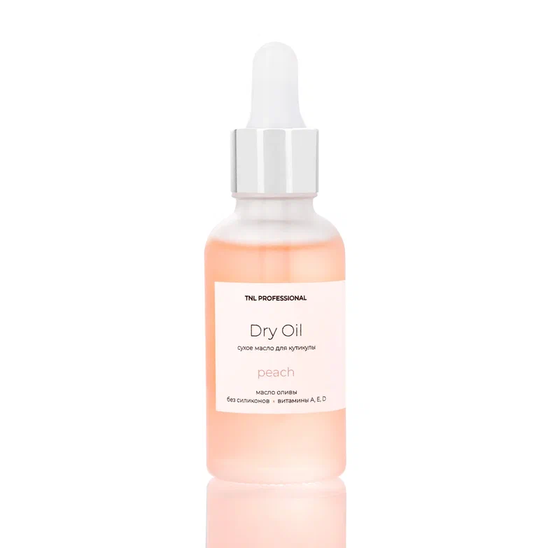 

Сухое масло для кутикулы Dry Oil (персик), TNL Professional, 30 мл