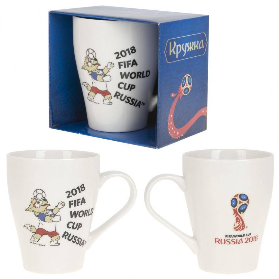 

Кружка фарфоровая Чемпионат Мира FIFA 2018 v=400мл. 406-223