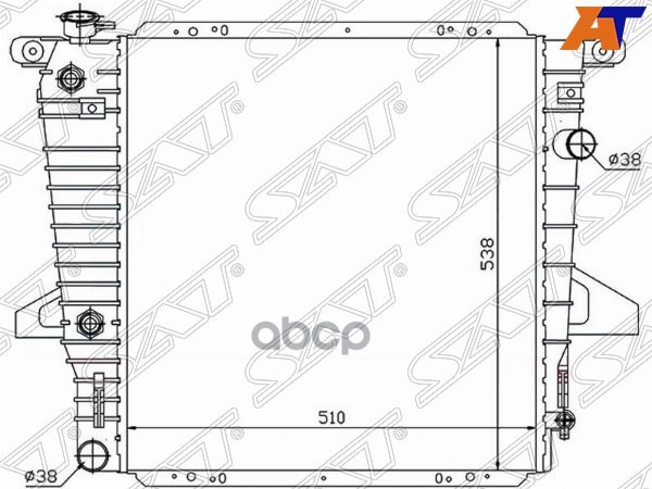 

Радиатор Ford Explorer 4.0 95-96 Sat арт. FD0007-95