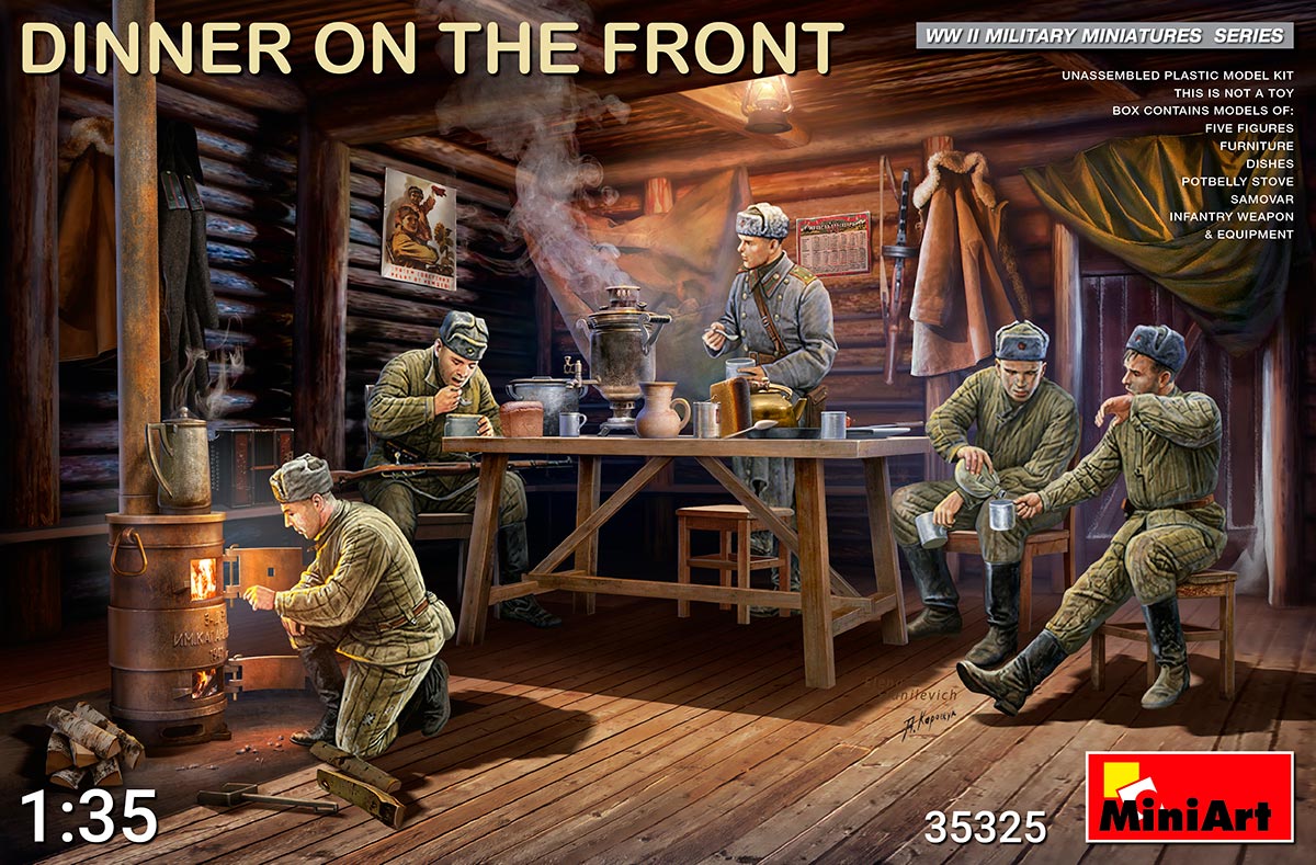 

Сборная модель MiniArt 1/35 Ужин на фронте 35325