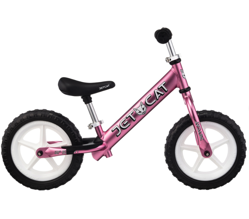 фото Беговел jetcat sport 12 slt eva w (без защиты на руль) (розовый)