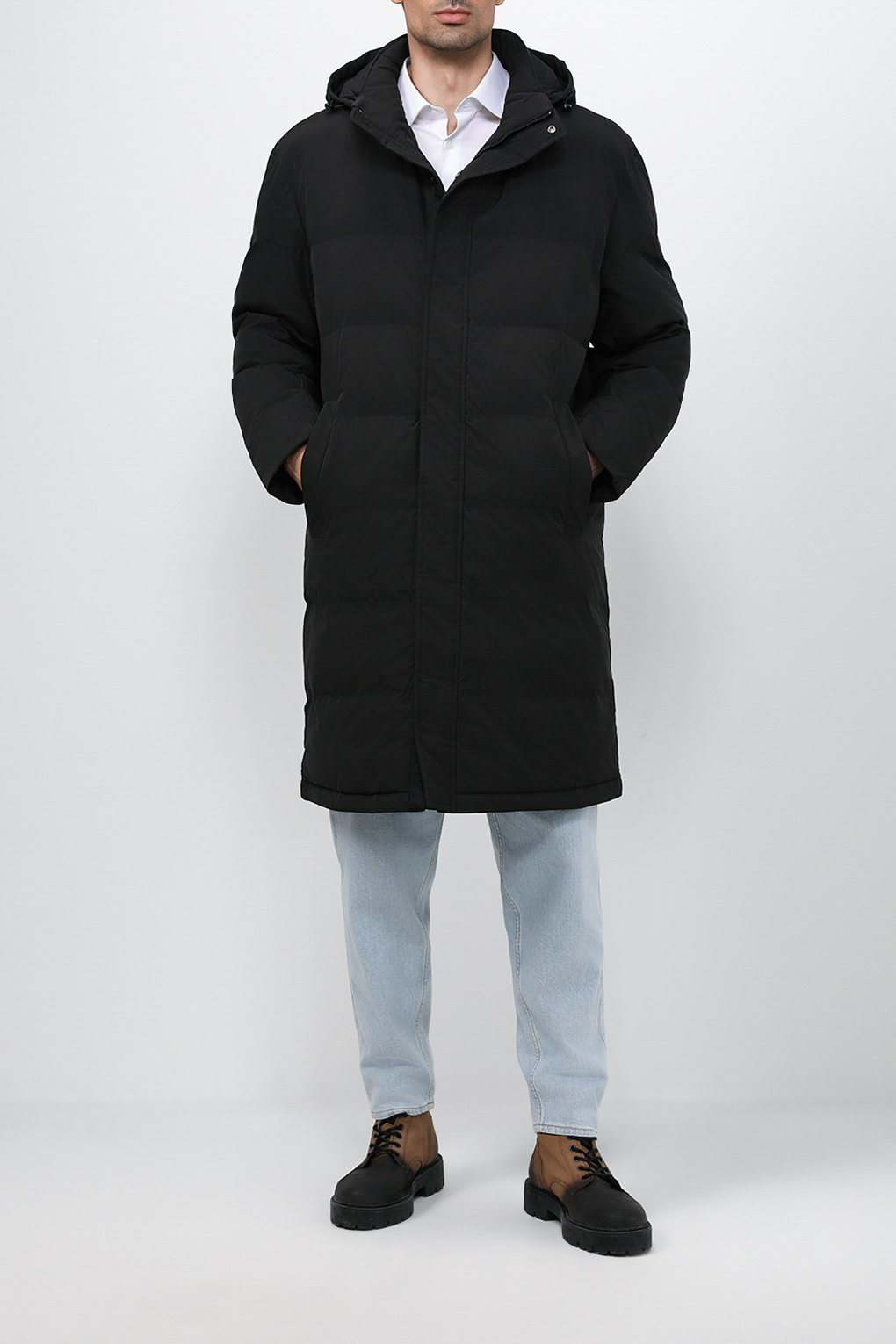 

Пуховик мужской MARCO DI RADI MDR23089125MRKT черный 48 RU, MDR23089125MRKT