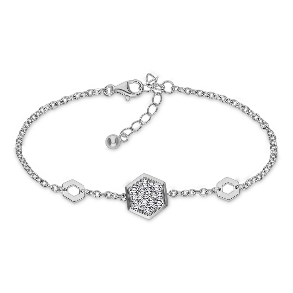 

Браслет из серебра с фианитом р.  585Gold 705000772, 705000772