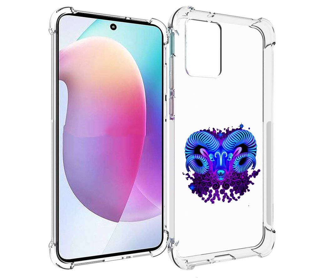 

Чехол MyPads знак зодиака овен 2 для Motorola Edge 30 Neo, Прозрачный, Tocco