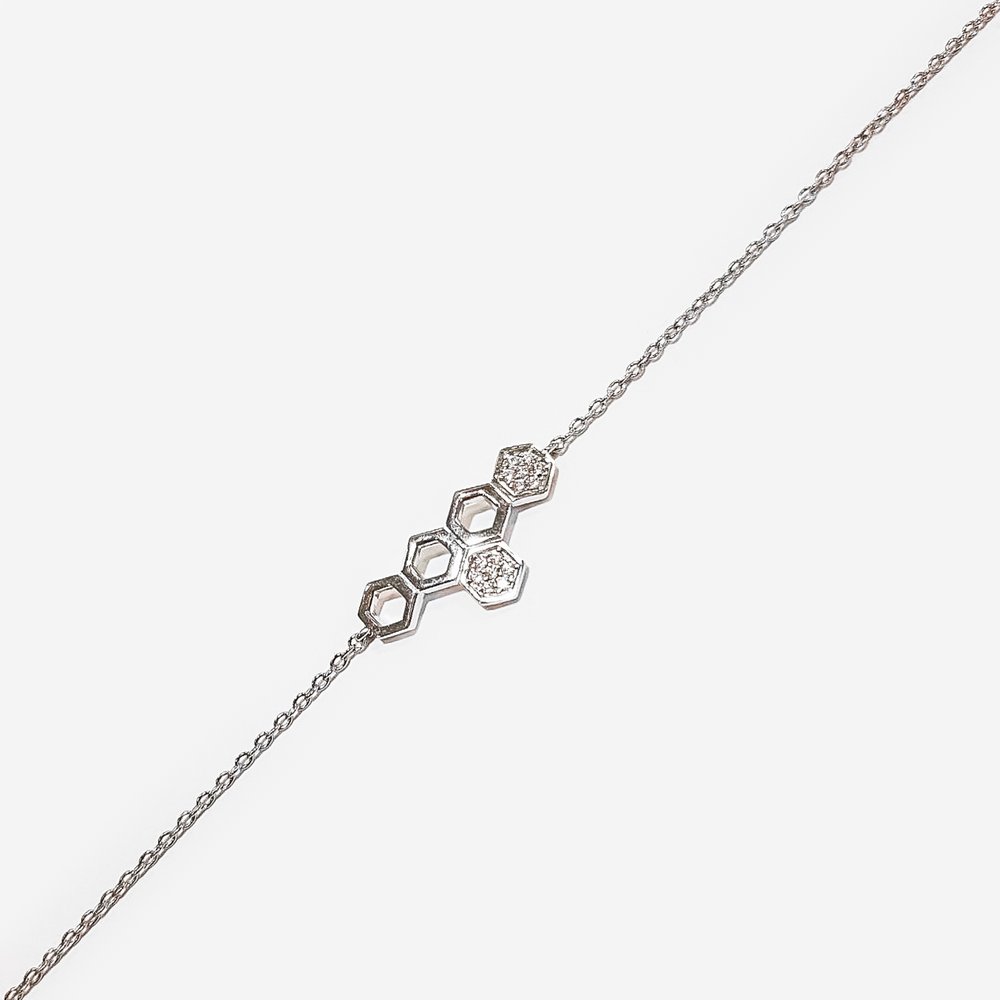 

Браслет из серебра с фианитом р.  585Gold 705000692, 705000692