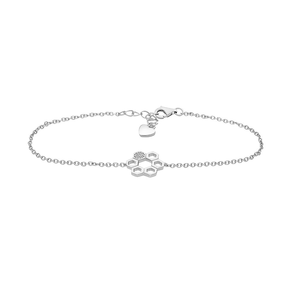 

Браслет из серебра с фианитом р. 19 585Gold 705000690, 705000690