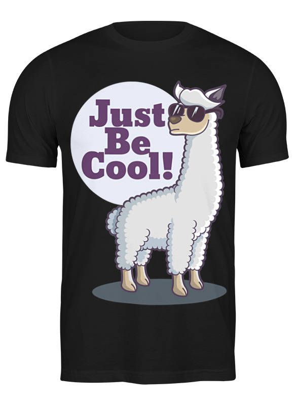 

Футболка мужская Printio Just be cool! 2669660 черная L, Черный, Just be cool! 2669660