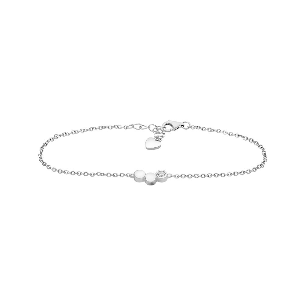 

Браслет из серебра с фианитом р. 19 585Gold 706000216, 706000216