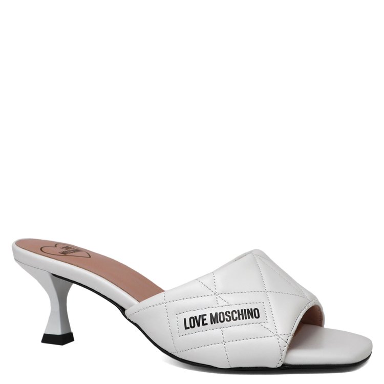 

Мюли женские Love Moschino JA28025G белые 36 EU, Белый, JA28025G