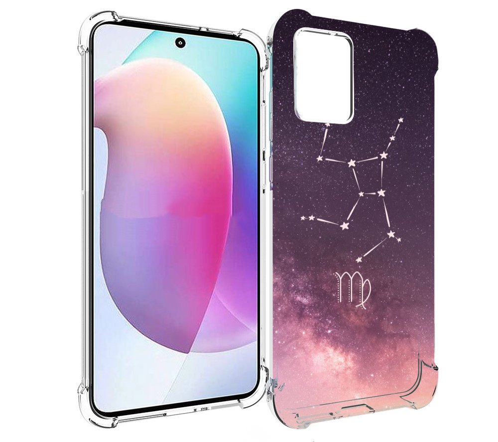 

Чехол MyPads знак зодиака дева 4 для Motorola Edge 30 Neo, Прозрачный, Tocco