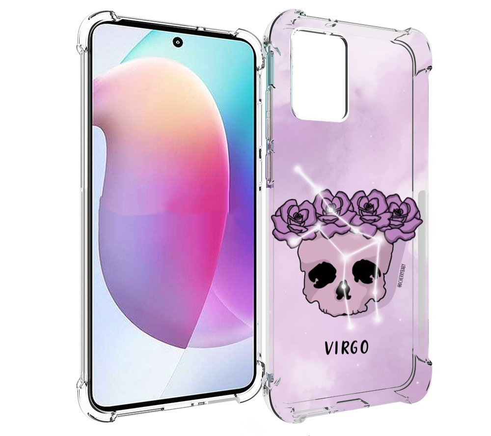 

Чехол MyPads знак зодиака дева 2 для Motorola Edge 30 Neo, Прозрачный, Tocco