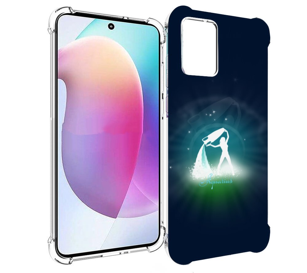 

Чехол MyPads знак зодиака водолеи 1 для Motorola Edge 30 Neo, Прозрачный, Tocco