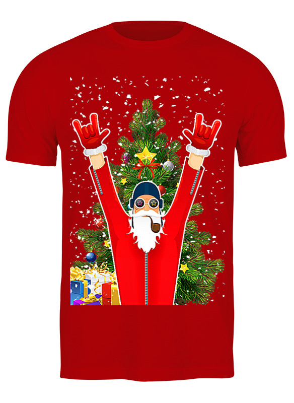 

Футболка мужская Printio Santa pilot 2629448 красная L, Красный, Santa pilot 2629448