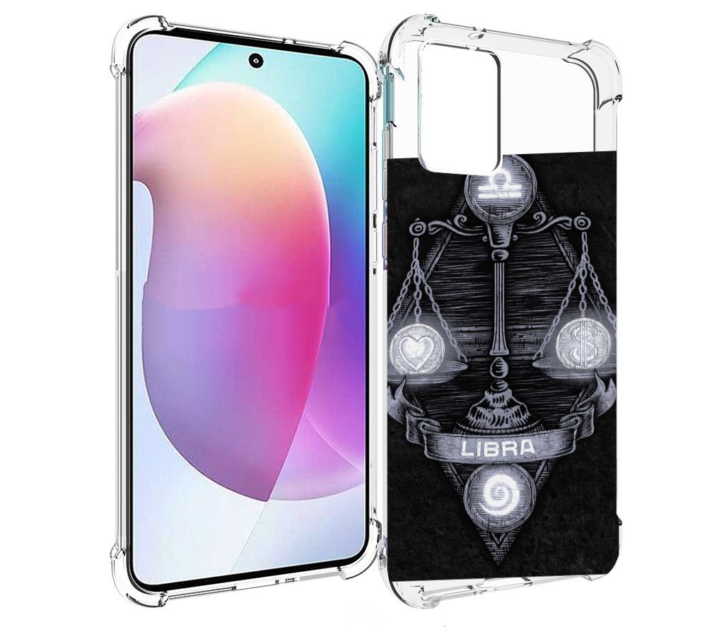 

Чехол MyPads знак зодиака весы 2 для Motorola Edge 30 Neo, Прозрачный, Tocco