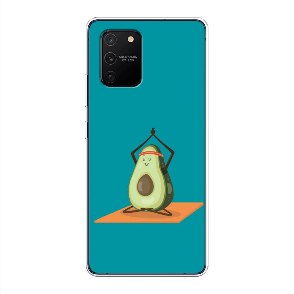 

Чехол на Samsung Galaxy S10 Lite "Расслабься с авокадо", Голубой, 210050-6