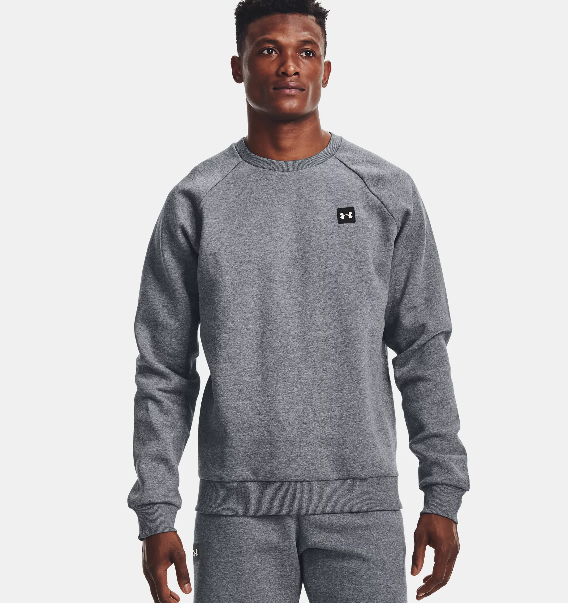 Свитшот мужской Under Armour Rival Fleece Crew серый  XS