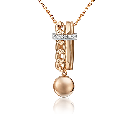 

Кулон из белого золота/красного золота с топазом PLATINA jewelry 03-3286-00-201-1111, 03-3286-00-201-1111