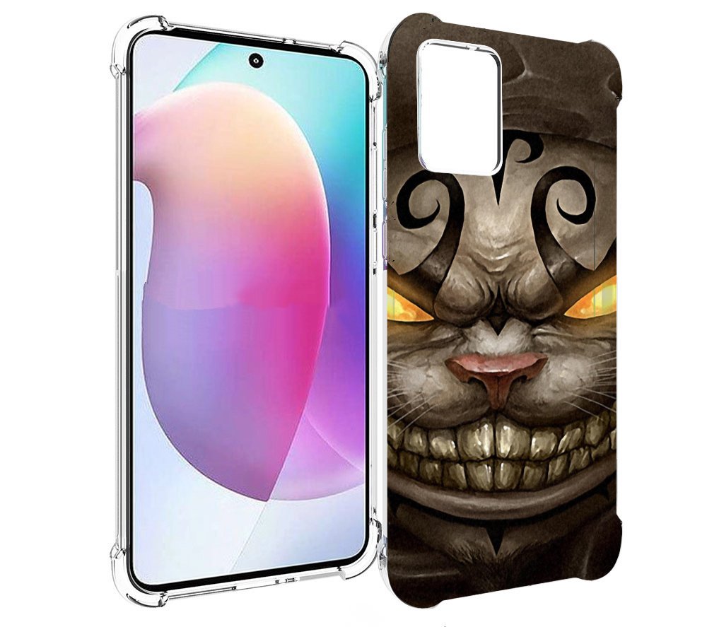 

Чехол MyPads злой котик с желтыми глазами для Motorola Edge 30 Neo, Прозрачный, Tocco