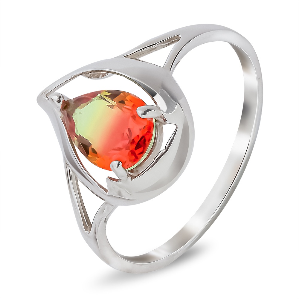 

Кольцо женское из серебра с турмалином 585Gold 701012748, р. 18,5, 701012748