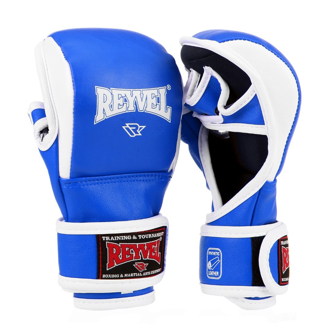 Перчатки Reyvel PRO TRAINING MMA синие S