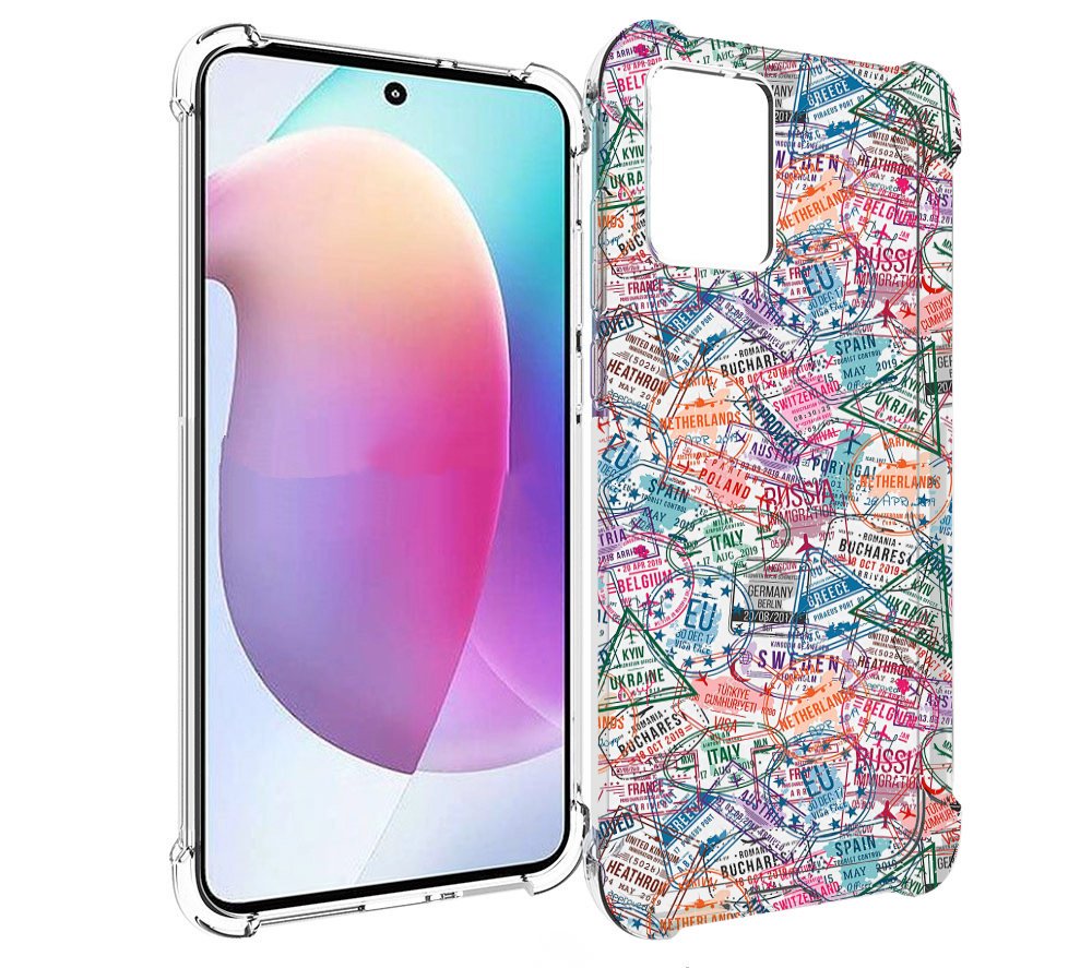 

Чехол MyPads загранчехол для Motorola Edge 30 Neo, Прозрачный, Tocco