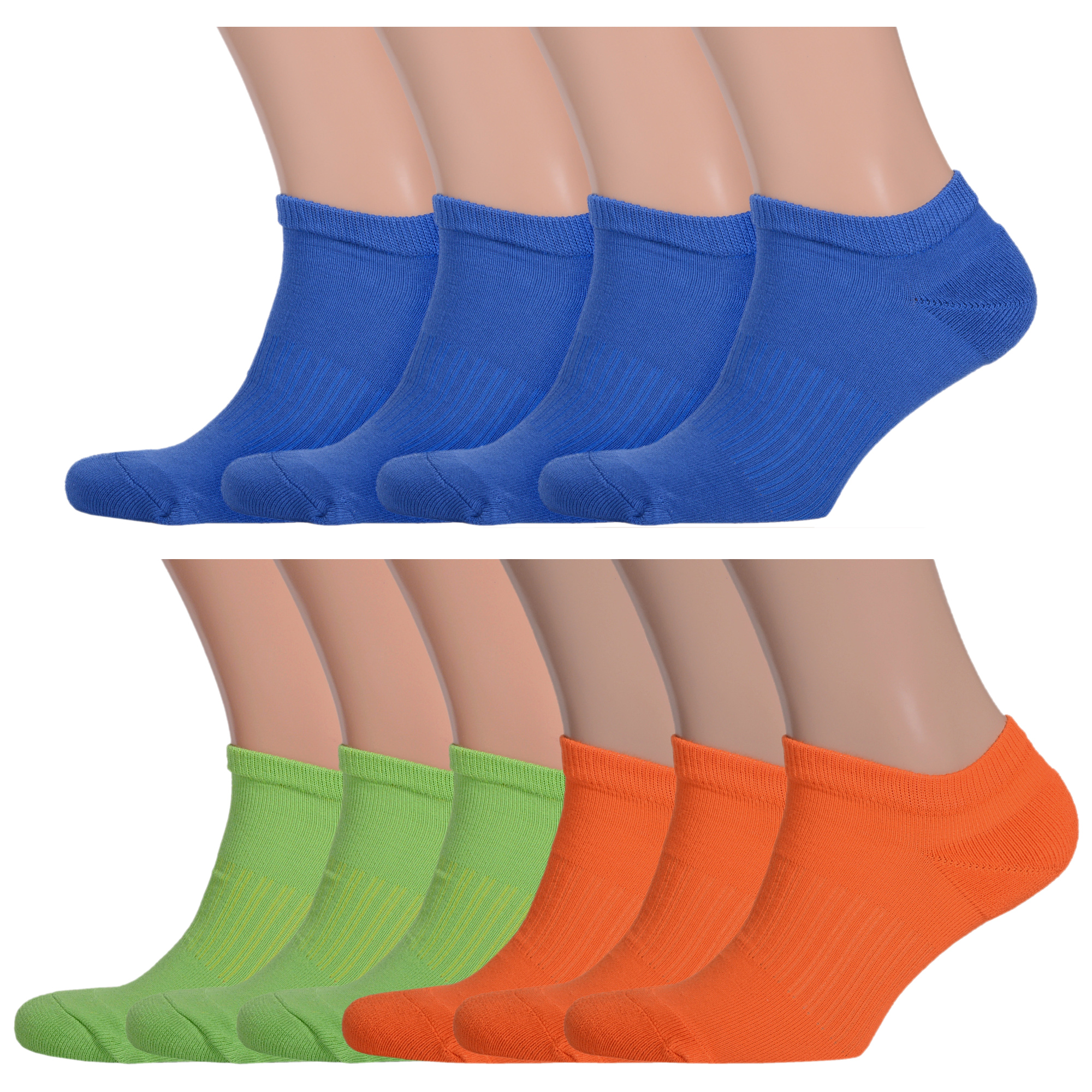 Комплект носков мужских Palama 10-МКС-03 зеленых; оранжевых; синих 29