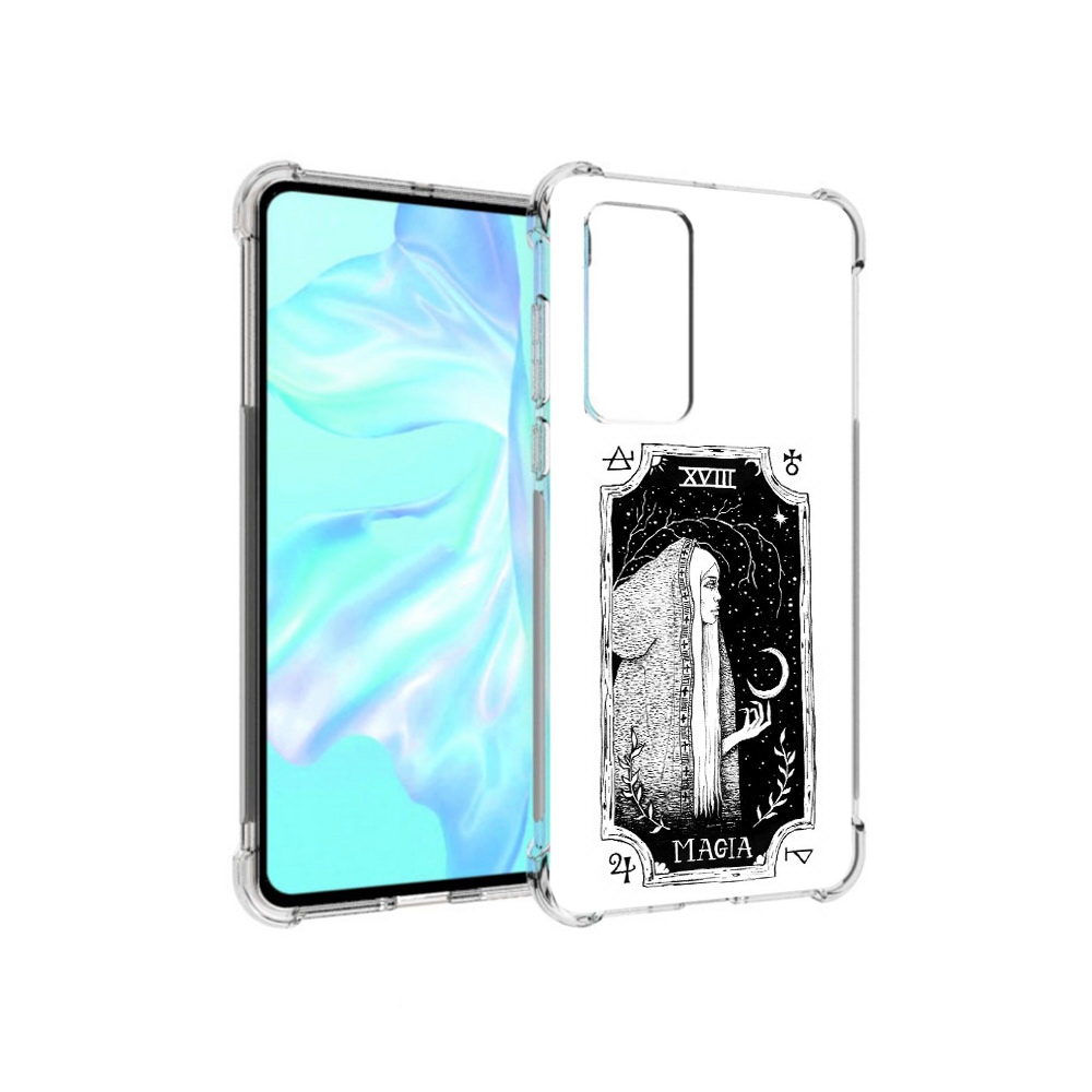 

Чехол MyPads Tocco для Huawei P40 лунная магия, Прозрачный, Tocco