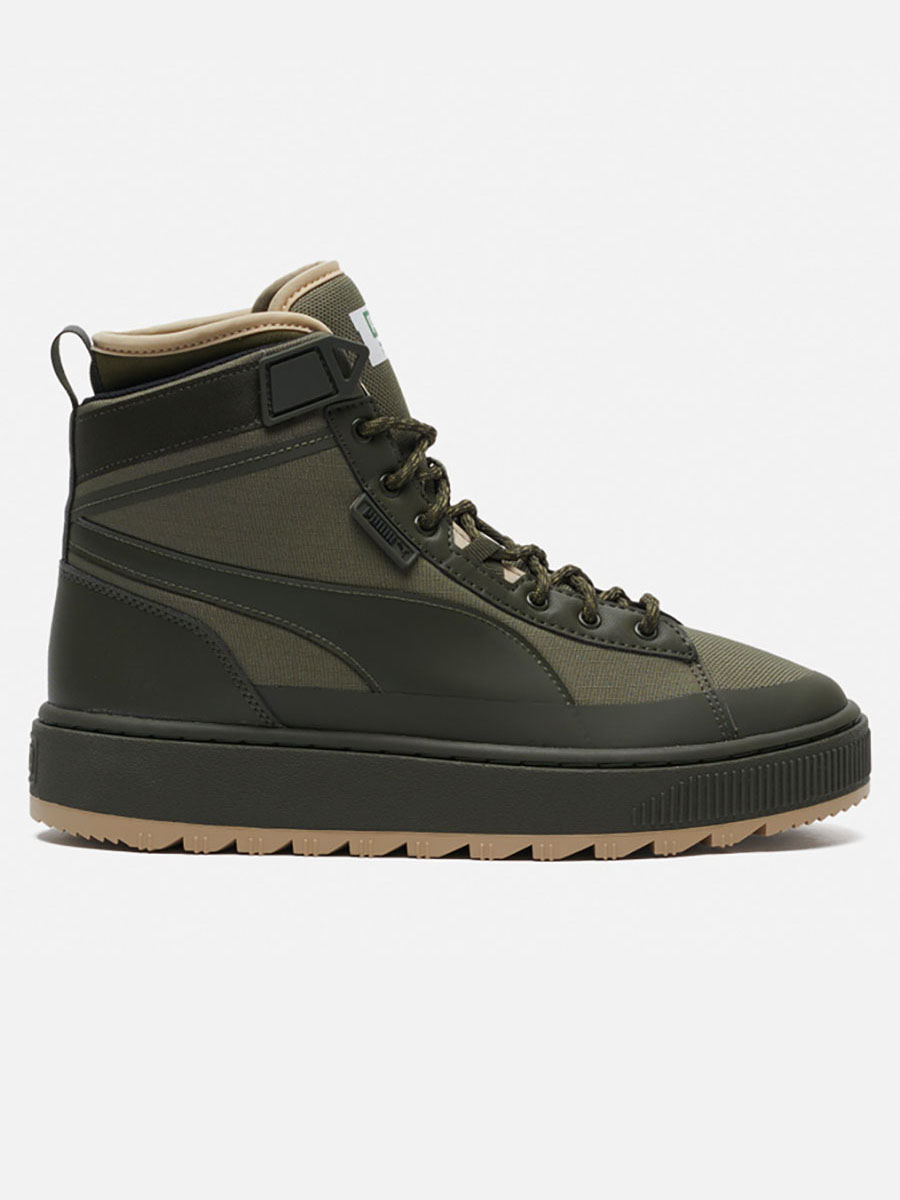 

Ботинки унисекс PUMA Suede Winter Mid зеленые 44.5 EU, Suede Winter Mid