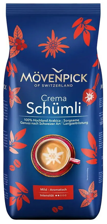 Кофе в зернах Movenpick Schumli, 1000 гр.