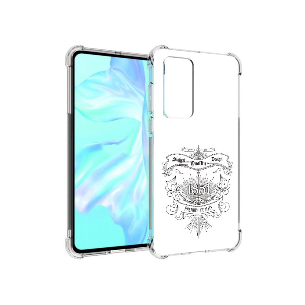 

Чехол MyPads Tocco для Huawei P40 логотип 1851 год, Прозрачный, Tocco