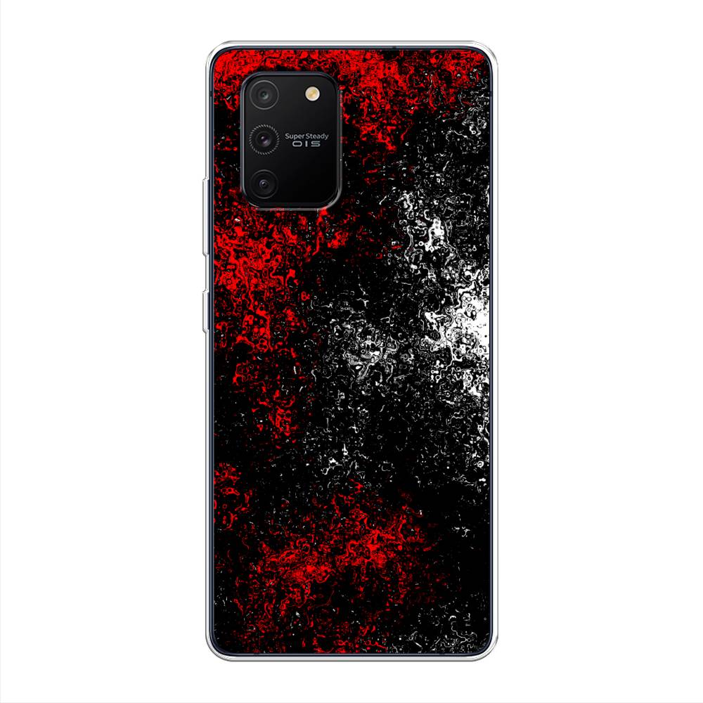 

Чехол на Samsung Galaxy S10 Lite "Монотипия", Красный;черный;белый, 210050-3