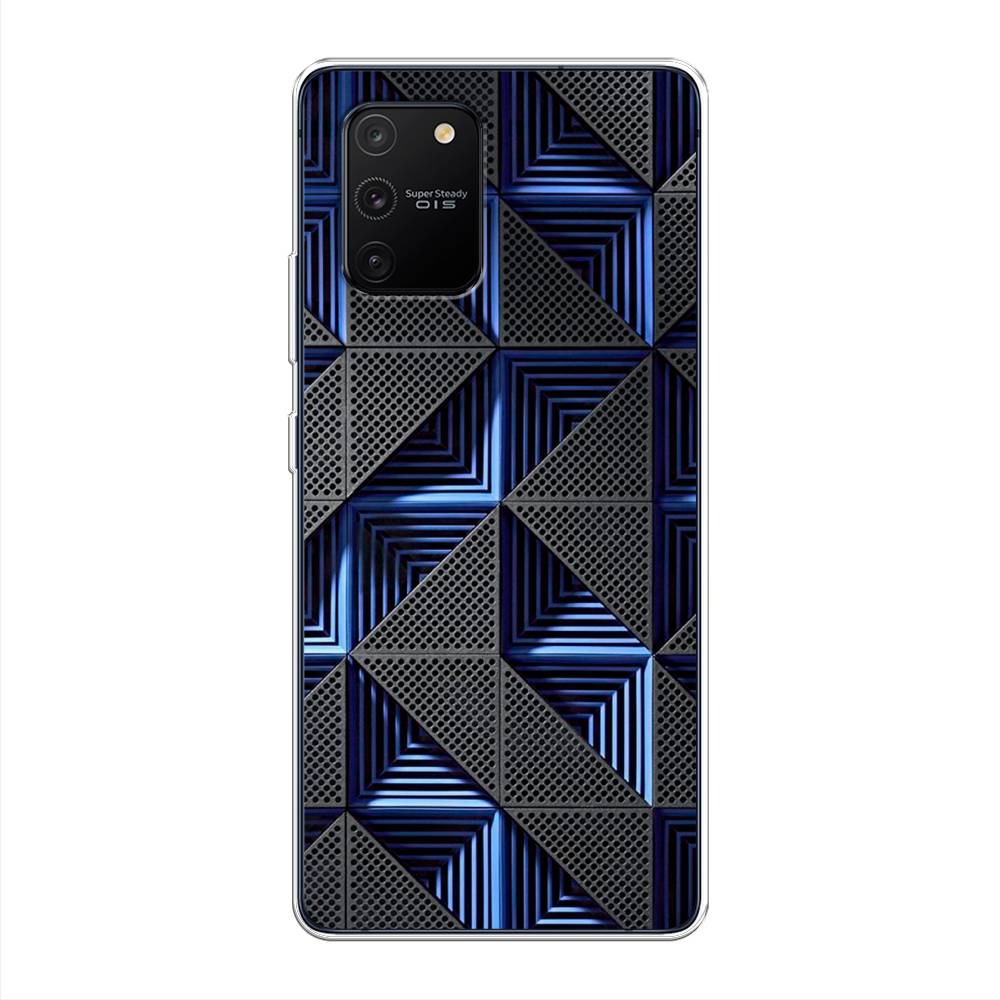 

Чехол на Samsung Galaxy S10 Lite "IBM", Серый;синий, 210050-3