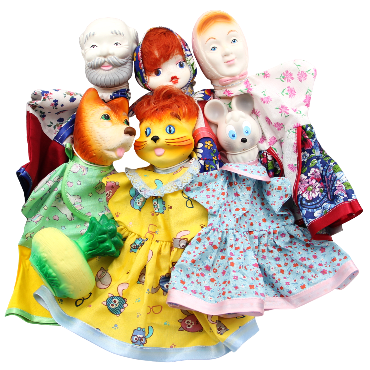 Кукла-перчатка Кудесники Домашний кукольный театр для детей Репка СИ-698-01 кукольный театр кудесники колобок 7 персонажей арт си 683