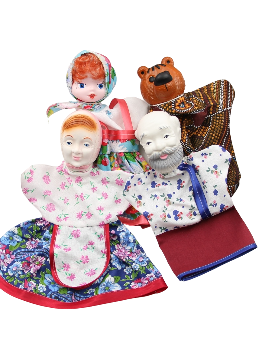 Кукла-перчатка Кудесники Кукольный театр Машенька и медведь СИ-694-01 кукольный театр медведь