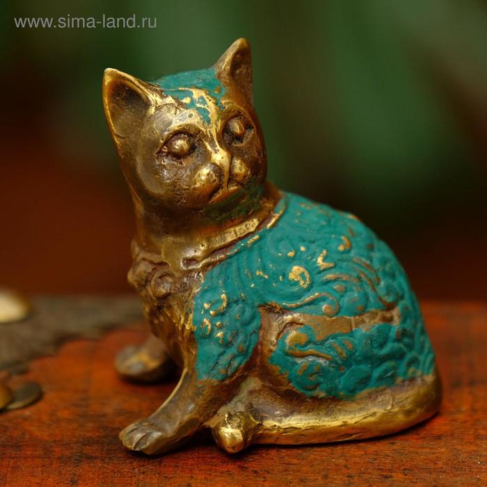

Сувенир бронза "Кошка" 5х4х3 см