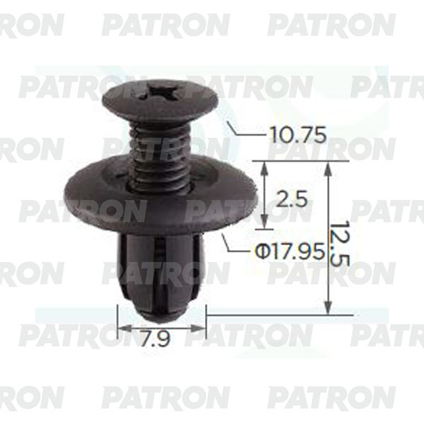 

Клипса Автомобильная PATRON P371351A