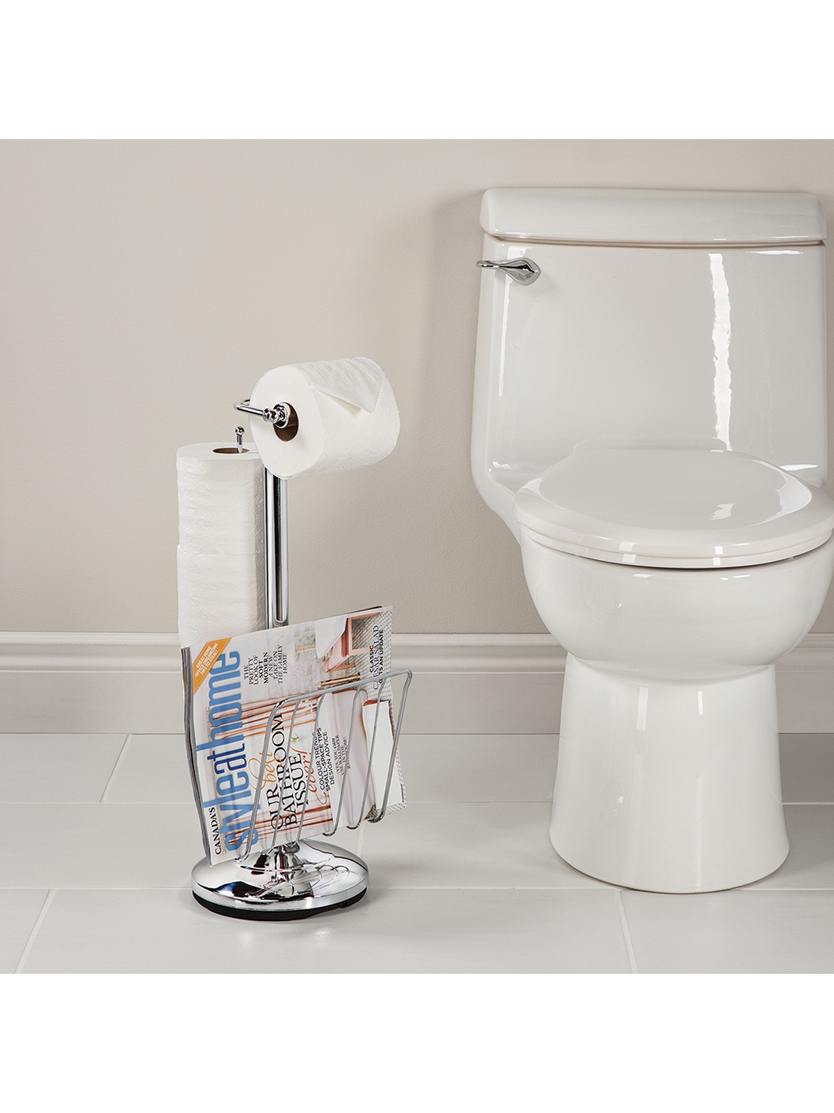 Держатель для туалетной бумаги TOILET CADDY запасных рулонов, прессы BETTER LIVING