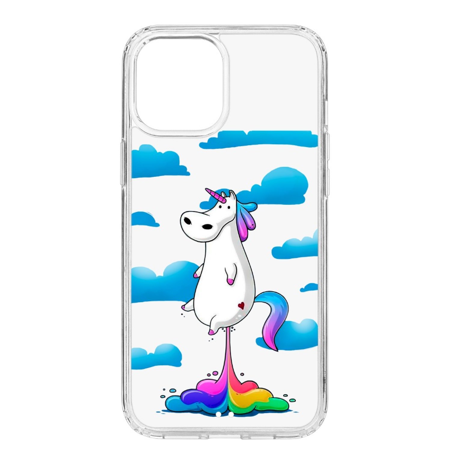 фото Чехол кruче для айфон 12 pro max print flying unicorn